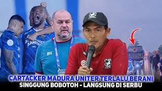 TERLALU BERANIPelatih Madura Singgung Bobotoh PersibHodak Beri Ganjaran SetimpalDDS Rendah Hati