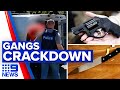 Numerous guns seized from youths in gangs crackdown | 9 News Australia