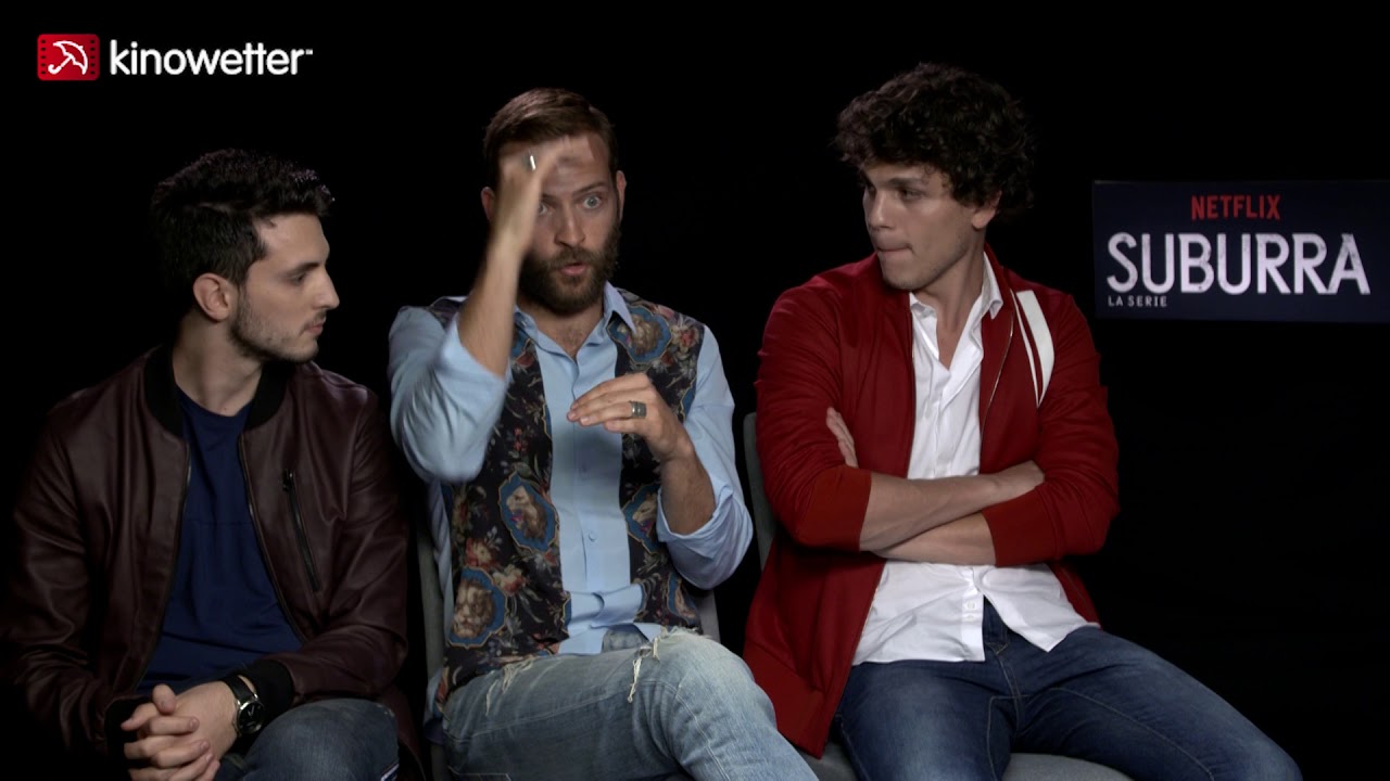 Interview  Eduardo Valdarnini, Alessandro Borghi, Giacomo Ferrara  SUBURRA: LA SERIE