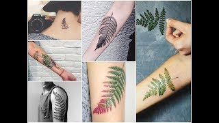 Top-30 Most Beautiful Fern Leaf Tattoo Design Ideas screenshot 2