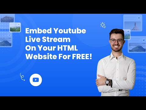 How to embed Youtube live stream on your HTML website for FREE?