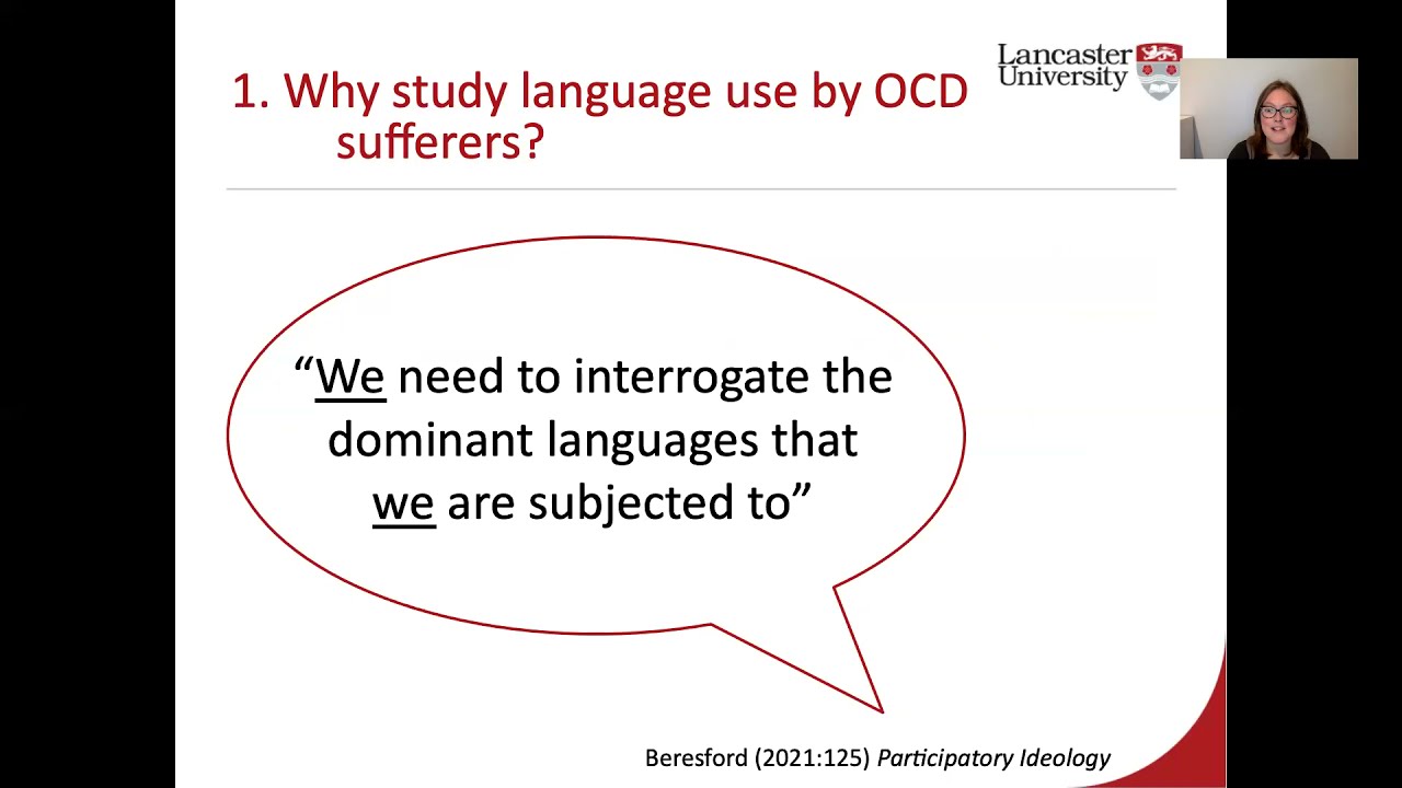 Poppy Plumb - Mad Linguistics: A Corpus-Based and Service-User Informed CDA of Online OCD Forums