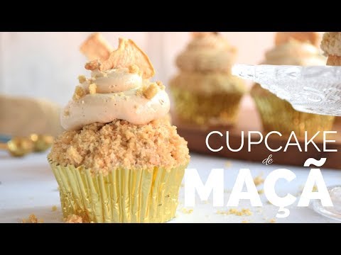 CUPCAKE DE MAÇÃ (fofinho e suculento) | BELLARIA CHOCOLATIER | RAQUEL CICOLIN