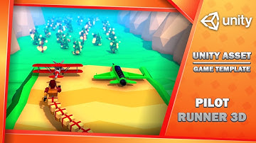 🚀 Pilot Runner 3D – Unity Game Template | Endless Running Action!
