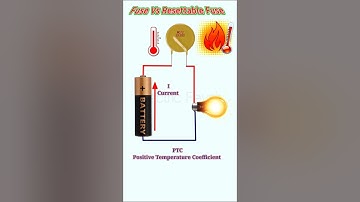 Resettable Fuse, PTC Fuse #Resettablefuse #ptcfuse #elctricity #animation