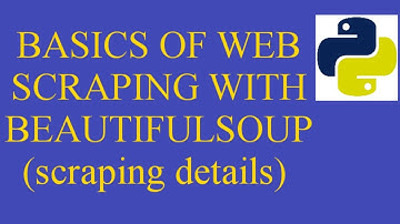 How to do Web scraping with Beautiful Soup | Python (Part 2) - Scraping Details of a company.