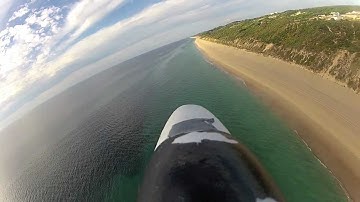FPV GOPRO HERO 2 on a Dynam Hawk Sky along dalyellup beach Australia