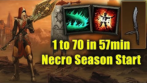 Necromancer 1 to 70 Leveling Practice with Bloodtide Blade (57min)