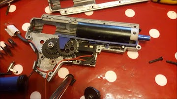 Airsoft V2 gearbox disassembly and re-assembly tutorial