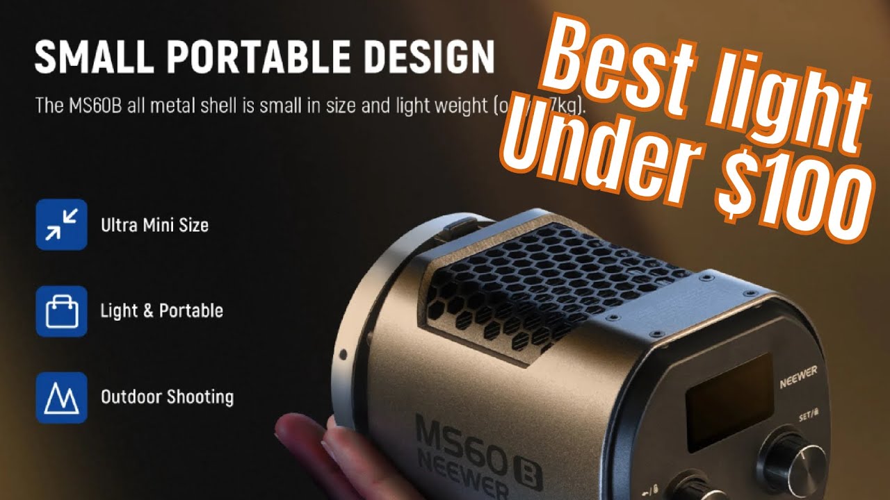 ЛУЧШИЙ фото/видеосвет до 100 долларов? Предварительный тест Neewer MS60B!