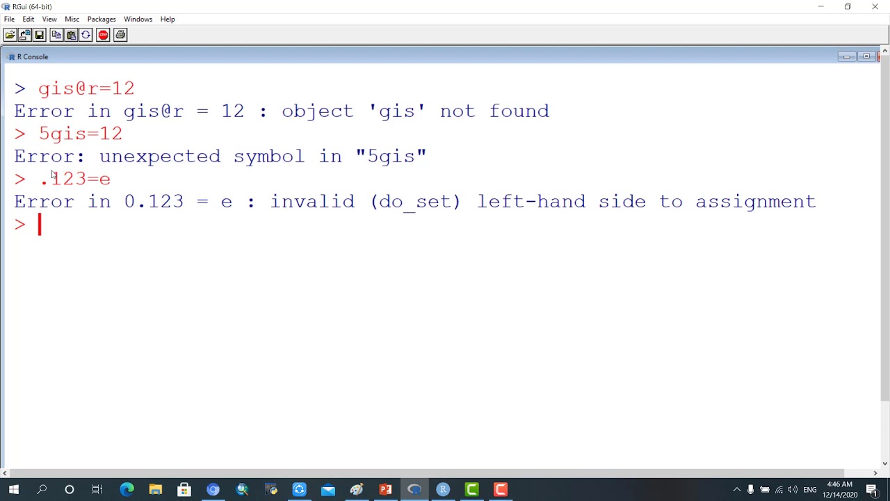 2- Variables R المتغيرات فى لغة - YouTube