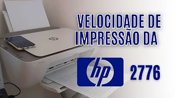 Como se mede a velocidade de uma impressora?