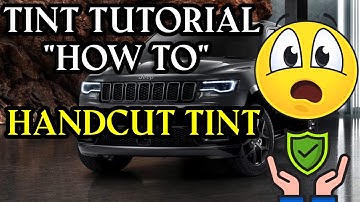 How to Cut Window Tint by Hand *Start to Finish*