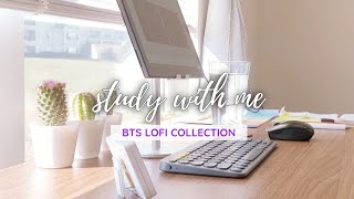 🎧 BTS lofi study with me | BTS lofi relaxing study music, real-time, 1 hour, pomodoro 30/10