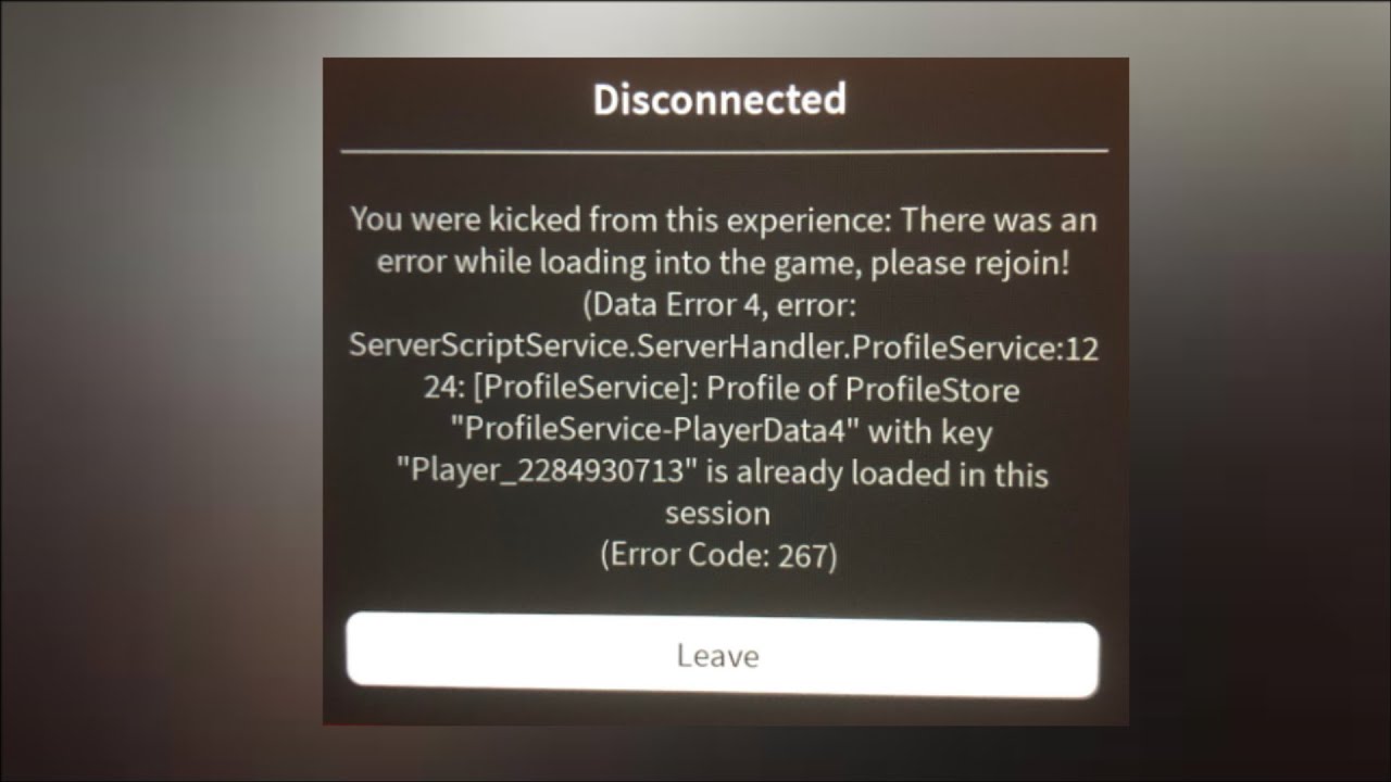 BANさま予約検討中（5月6日まで） Roblox - Error code - 267 - Disconnected -you were kicked from