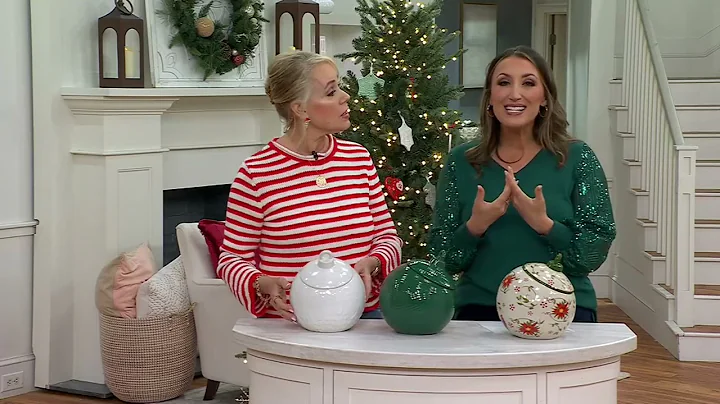 Temp-tations Seasonal Cookie Jar/ Countertop Canister on QVC