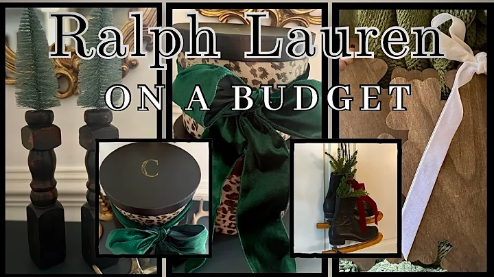 Ralph Lauren Inspired Thrift Flips | Luxury Rustic Elegance Christmas Decor🌲🌲🌲