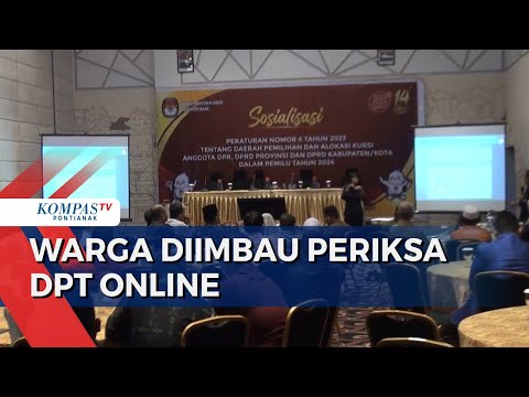 KPU Minta Masyarakat Periksa DPT Jelang Pemilu 2024