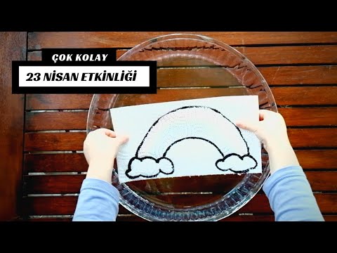 ÇOK KOLAY 23 NİSAN ETKİNLİĞİ ❗🤩🎊 SİHİRLİ PEÇETELER ETKİNLİĞİ 🥳