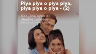 piya piya o piya .(Song) [From