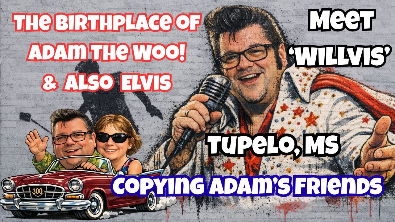 YITS Visits the Birthplace of Adam the Woo and Elvis | Tupelo, MS | Copying Adam’s Friend's Videos