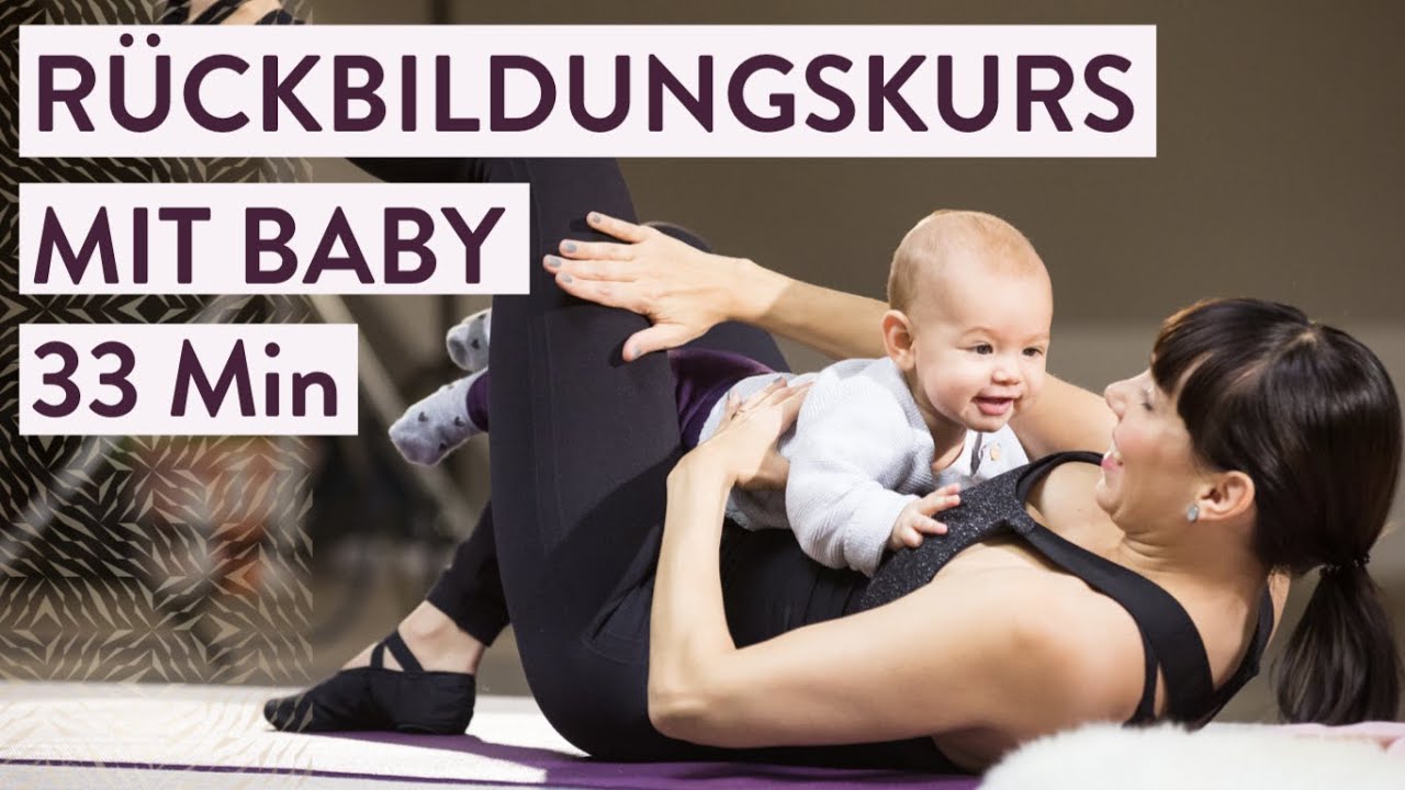 GLÜCKSMAMA Workout: Rückbildung mit Baby