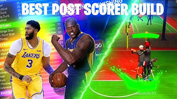 BEST POST SCORER BUILD IN APRIL 2021 OF NBA 2K21! BEST CENTER BUILD NBA 2K21 CURRENT GEN! VERY TOXIC