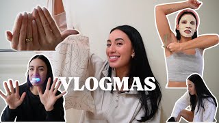 VLOGMAS: Full Self-care Routine | Detox Armpits, Teeth Whitening, Self Tan and Press On Nails