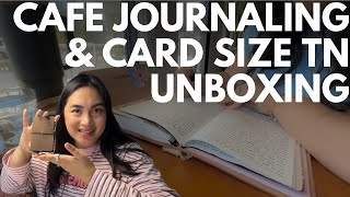 Cafe Journaling & TRC Card Size Unboxing