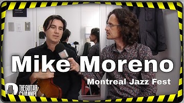 Mike Moreno interview - Sideman for Kendrick Scott - 2017 Montreal Jazz festival