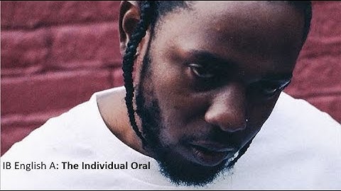 IB English A How to do the Individual Oral