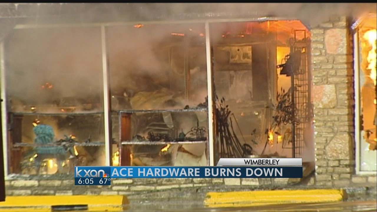 ACE Hardware in Wimberley Destroyed in Fire YouTube