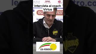 intervista post partita al coach Virtus Imola Baldiraghi
