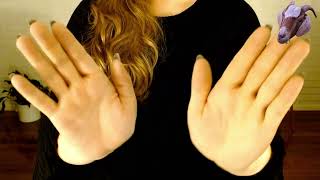 Relax Echo Soundscape ASMR - Whispers, Tongue Clicks, Hand Sounds, Echoed