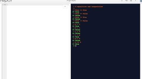Python Programming Tutorial less than greater than
