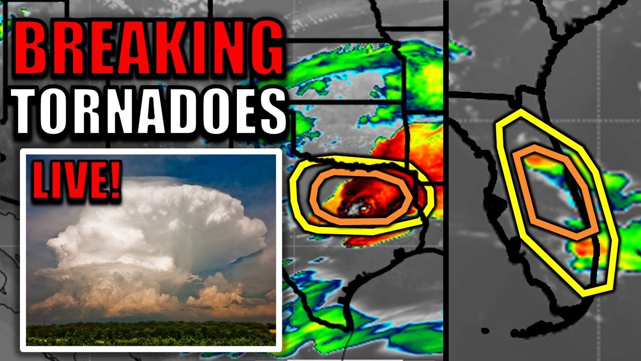 LIVE - Tornado Coverage: Strong Tornadoes Possible (04/26/23) - YouTube