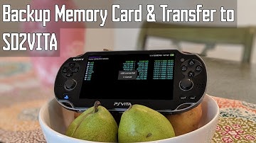 Playstation Vita: Backup Memory Card and Transfer to SD2VITA