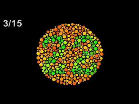 Colorlite teste discromatopsie (Ishihara tip) - YouTube