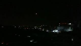 فيديو تصدي الدفاعات الجوية السورية لصواريخ معادية
