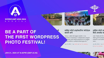 🎉 Be a part of the first WordPress Photo Festival! 🎉 Chance to win $100 - Contributor Series #WP20