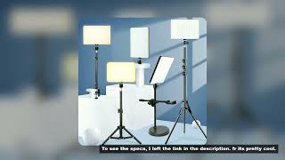 10inch LED Video Light Panel Kit EU Plug 2700K-5700K Photography Lighting With Tripod Arm Stand For