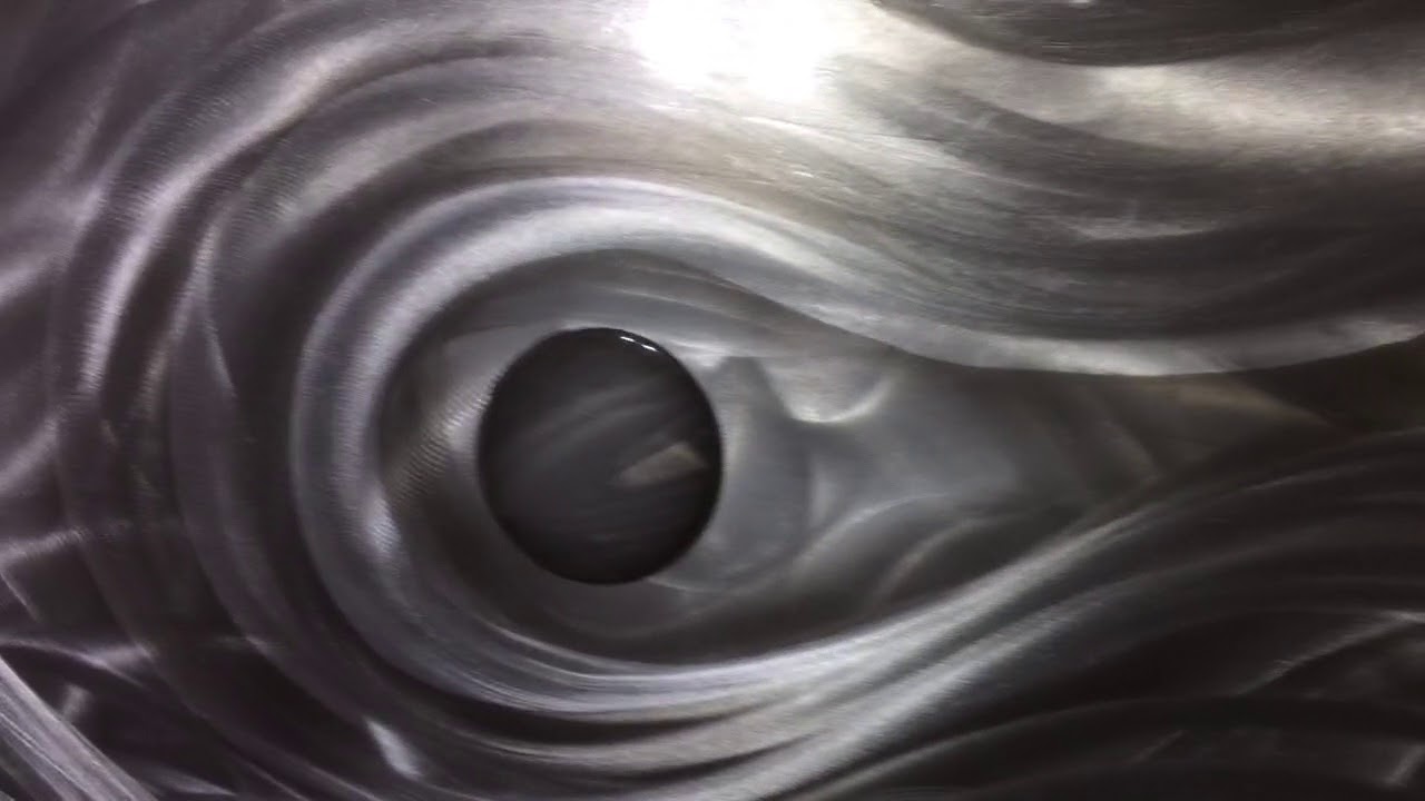 Silver aluminium metal wall art YouTube