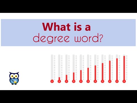 Video: Este gradul un cuvânt?