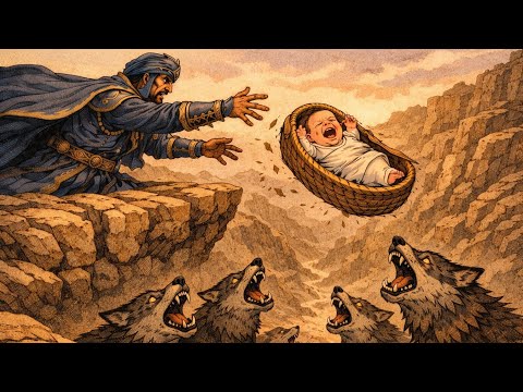 #قصة الملك الذي تخلى عن طفلة الرضيع وأمر برميه في وادي الذئاب خوفا على العرش 