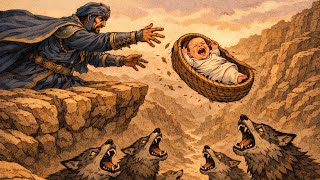 الملك الذي تخلى عن طفلة الرضيع وأمر برميه في وادي الذئاب خوفا على العرش