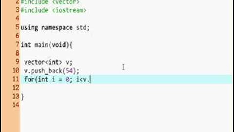 C++ Tutorial #13, STL Vectors (1)