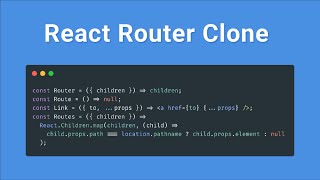 Building a React Router V6 Clone | So Simple!