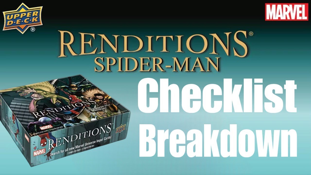 Spider-Man renditions Checklist breakdown and preview - YouTube