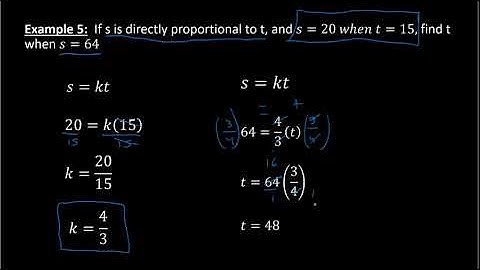 Direct Variation (Algebra 1)