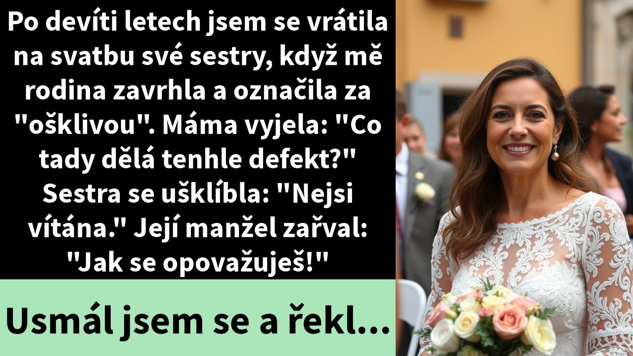 Po devíti letech jsem se vrátila na svatbu své sestry, když mě rodina zavrhla a označila za